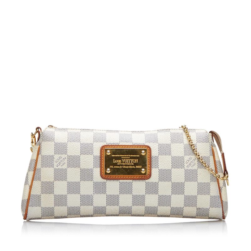 Louis Vuitton Damier Azur Eva 2 Way Bag Shoulder Bag N55214