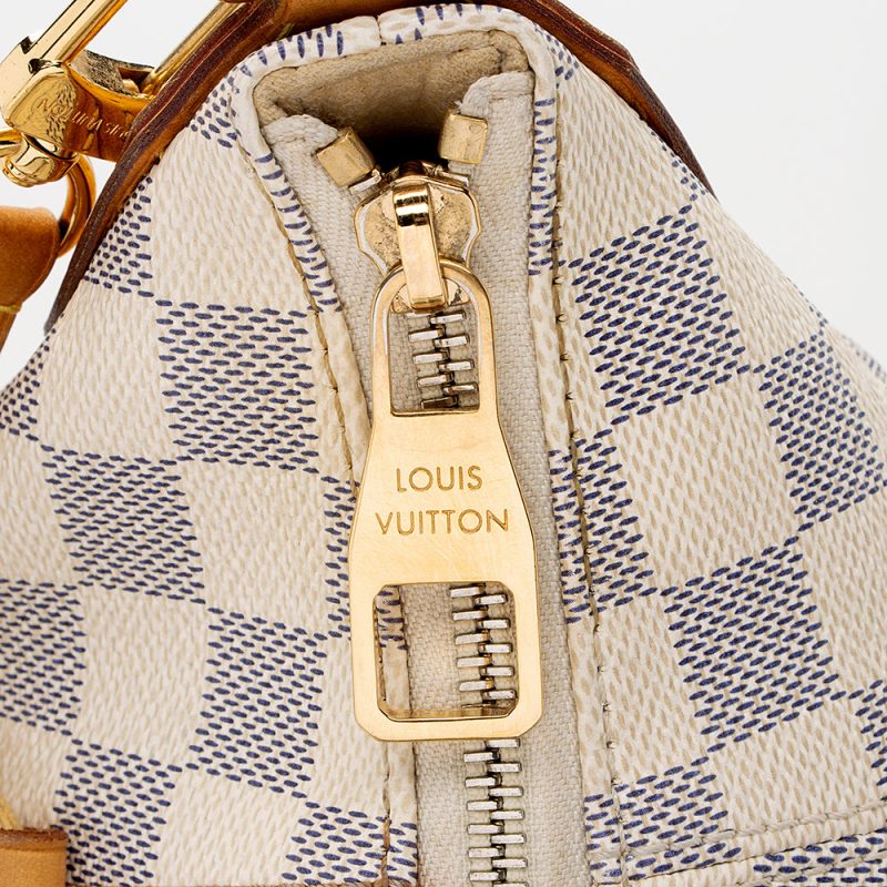 Louis Vuitton Damier Azur Evora MM Tote (SHF-19034) - Image 9