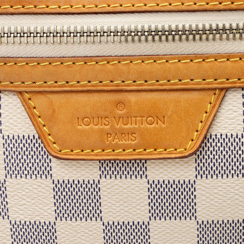 Louis Vuitton Damier Azur Evora MM Tote (SHF-19034) - Image 8