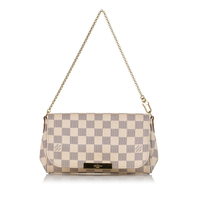 Louis Vuitton Damier Azur Favorite PM 2Way Shoulder Bag N41277