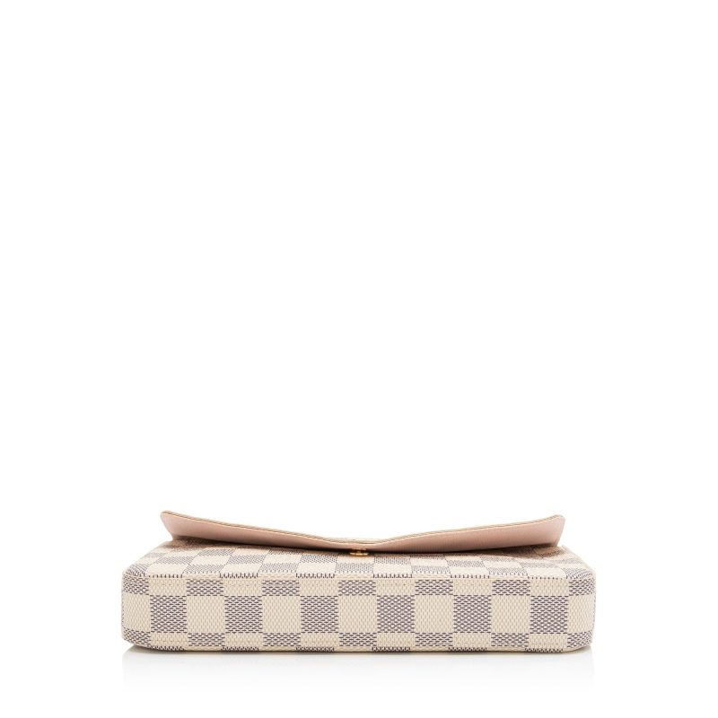 Louis Vuitton Damier Azur Felicie Pochette (SHF-8g6tV7) - Image 3