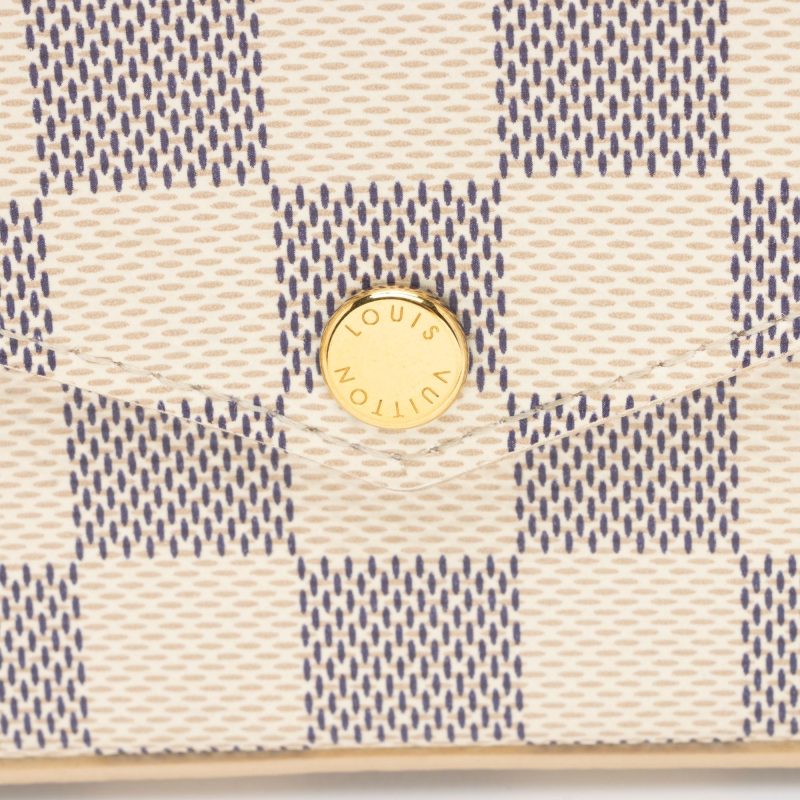 Louis Vuitton Damier Azur Felicie Pochette (SHF-PbG3In) - Image 8