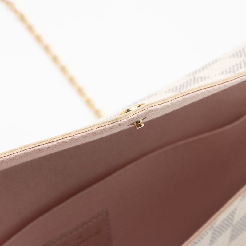 Louis Vuitton Damier Azur Felicie Pochette (SHF-PbG3In) - Image 9