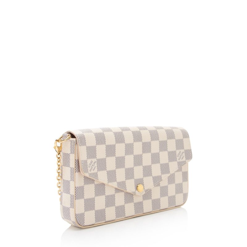 Louis Vuitton Damier Azur Felicie Pochette (SHF-PbG3In) - Image 2