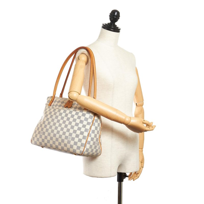 Louis Vuitton Damier Azur Figheri PM (SHG-31618) - Image 4