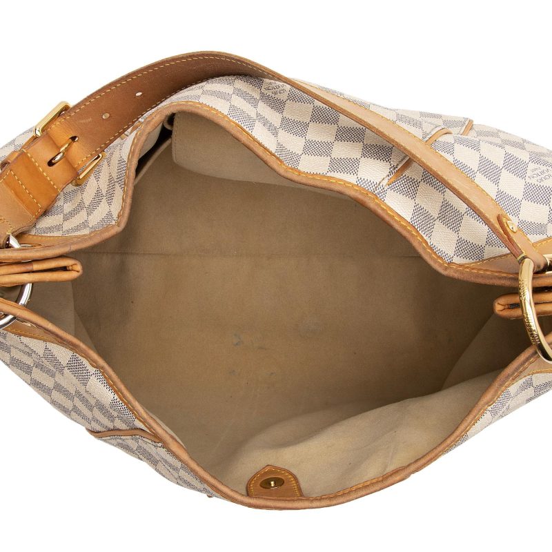 Louis Vuitton Damier Azur Galliera GM Shoulder Bag (SHF-21106) - Image 7
