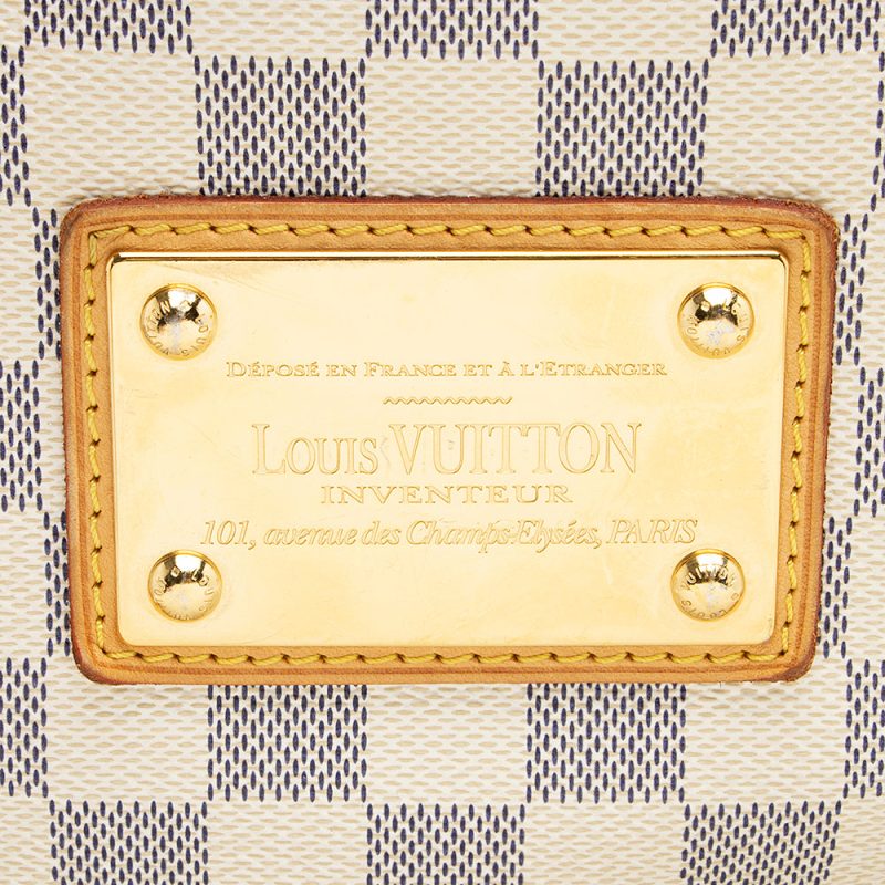 Louis Vuitton Damier Azur Galliera PM Shoulder Bag N55215 - Image 9