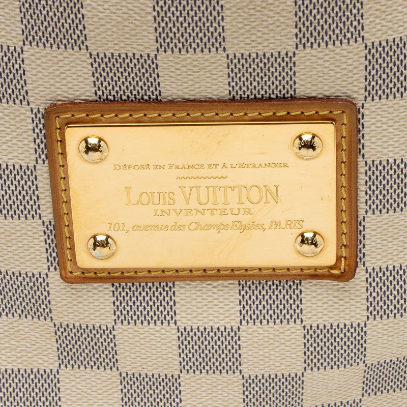 Louis Vuitton Damier Azur Galliera PM Shoulder Bag (SHF-U1PkFO) - Image 8