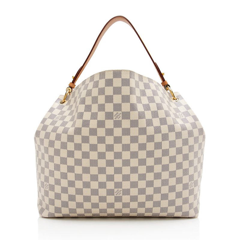 Louis Vuitton Damier Azur Graceful PM Hobo (SHF-4ndFPX) - Image 3