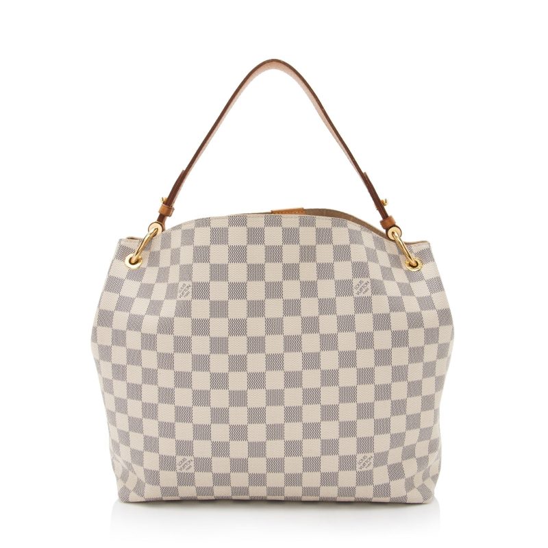 Louis Vuitton Damier Azur Graceful PM Hobo (SHF-ASTeO8) - Image 3
