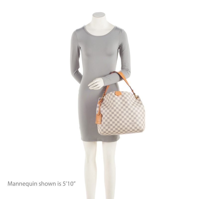 Louis Vuitton Damier Azur Graceful PM Hobo (SHF-ASTeO8) - Image 5