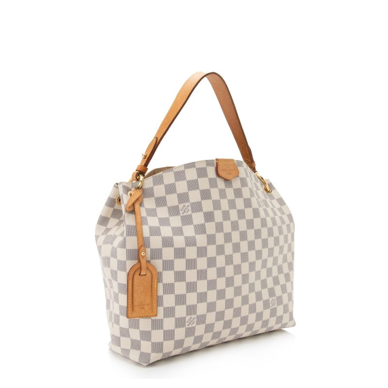 Louis Vuitton Damier Azur Graceful PM Hobo (SHF-ASTeO8) - Image 2