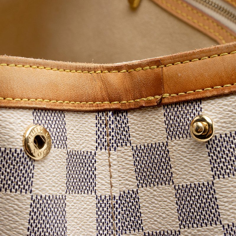 Louis Vuitton Damier Azur Hampstead MM Tote (SHF-21912) - Image 20