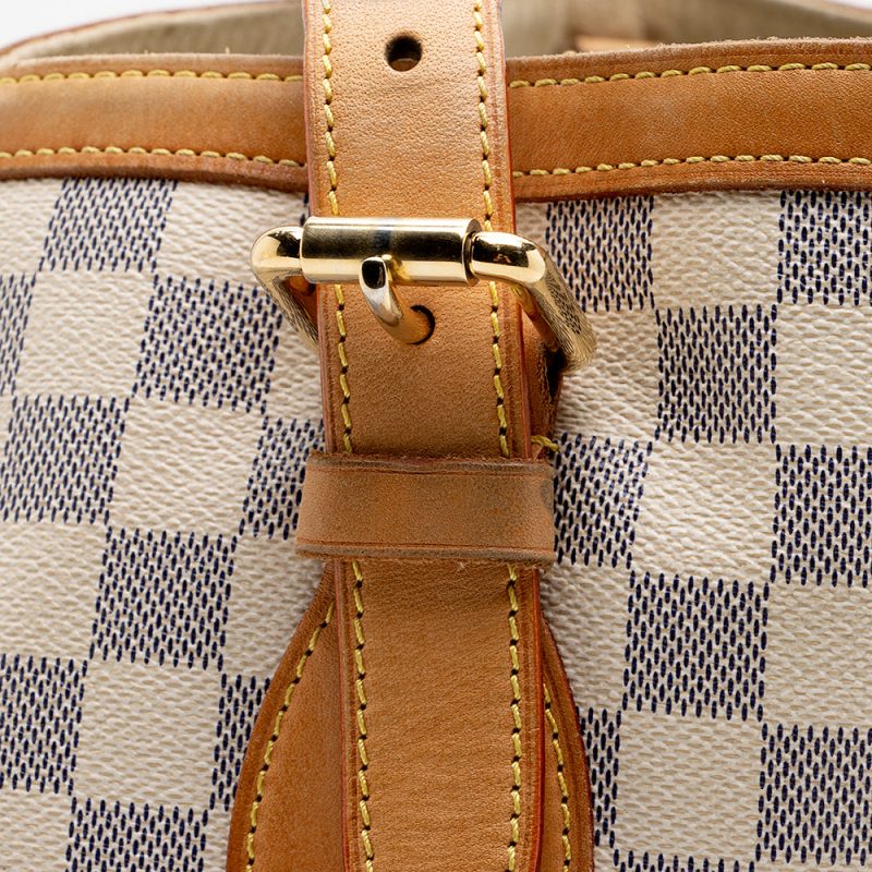 Louis Vuitton Damier Azur Hampstead MM Tote (SHF-21912) - Image 13