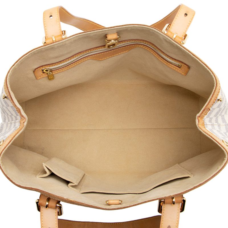 Louis Vuitton Damier Azur Hampstead MM Tote (SHF-21912) - Image 7