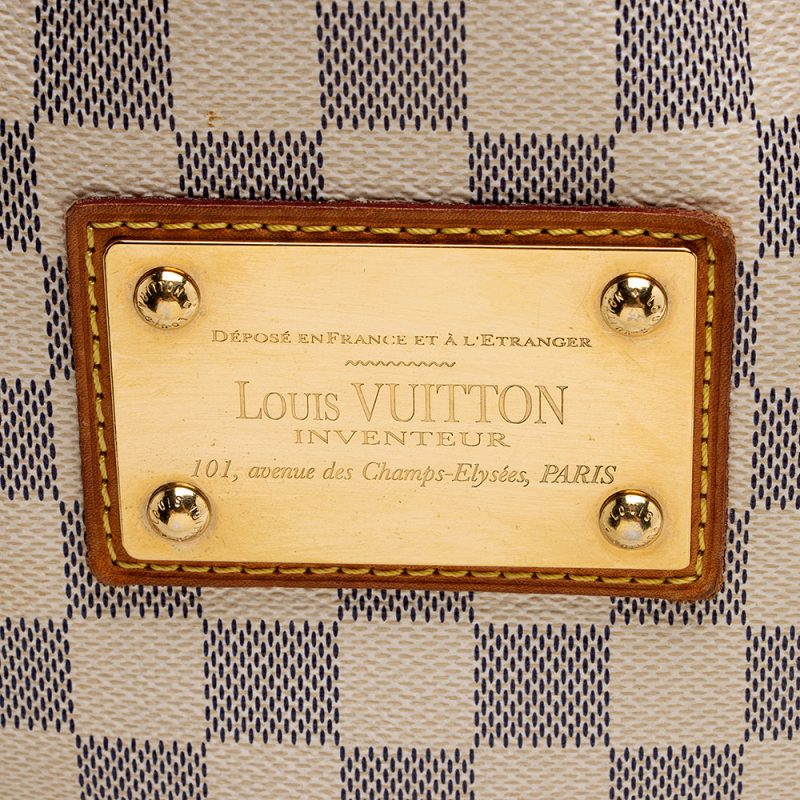 Louis Vuitton Damier Azur Hampstead MM Tote (SHF-21912) - Image 9