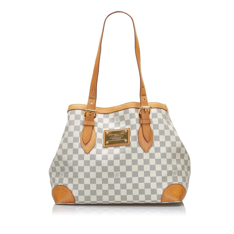 Louis Vuitton Damier Azur Hampstead MM (SHG-35904)