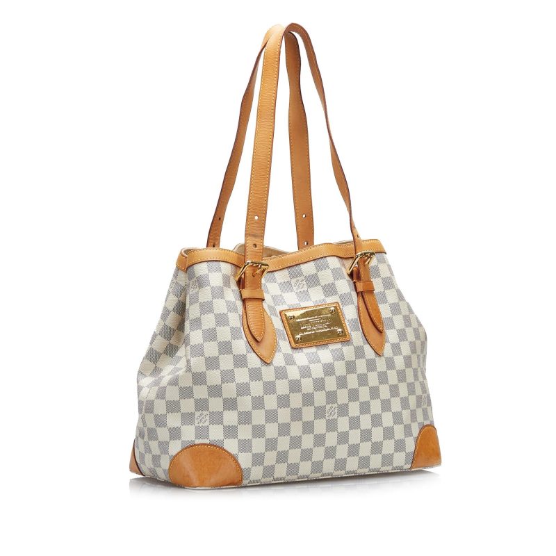 Louis Vuitton Damier Azur Hampstead MM (SHG-35904) - Image 2