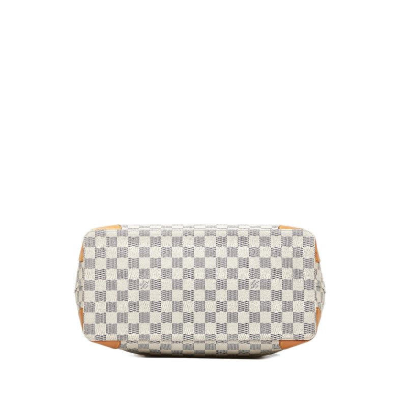 Louis Vuitton Damier Azur Hampstead MM Canvas Hand Bag N51206 - Image 4