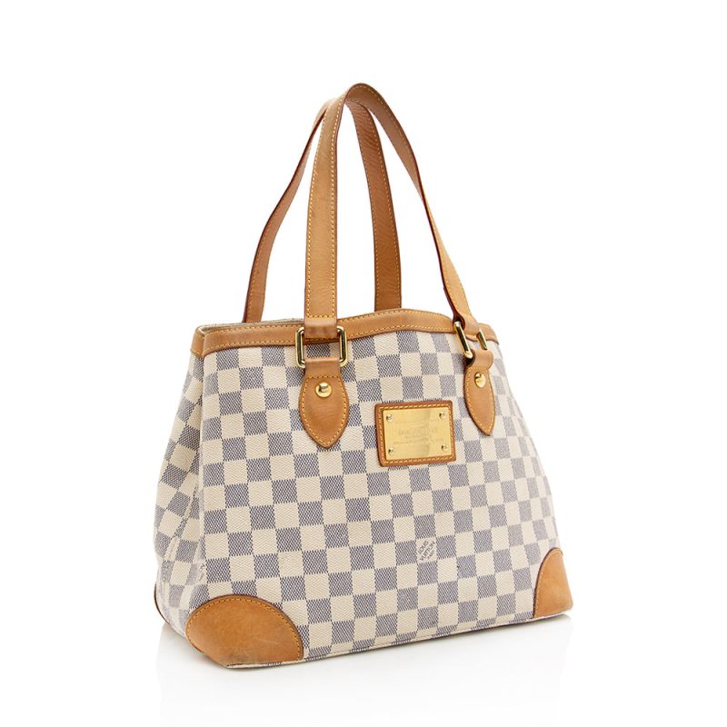 Louis Vuitton Damier Azur Hampstead PM Tote (SHF-21257) - Image 2