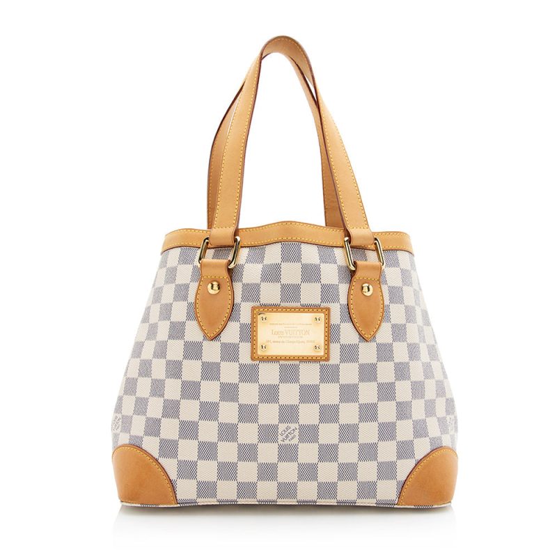 Louis Vuitton Damier Azur Hampstead PM Tote (SHF-21258)