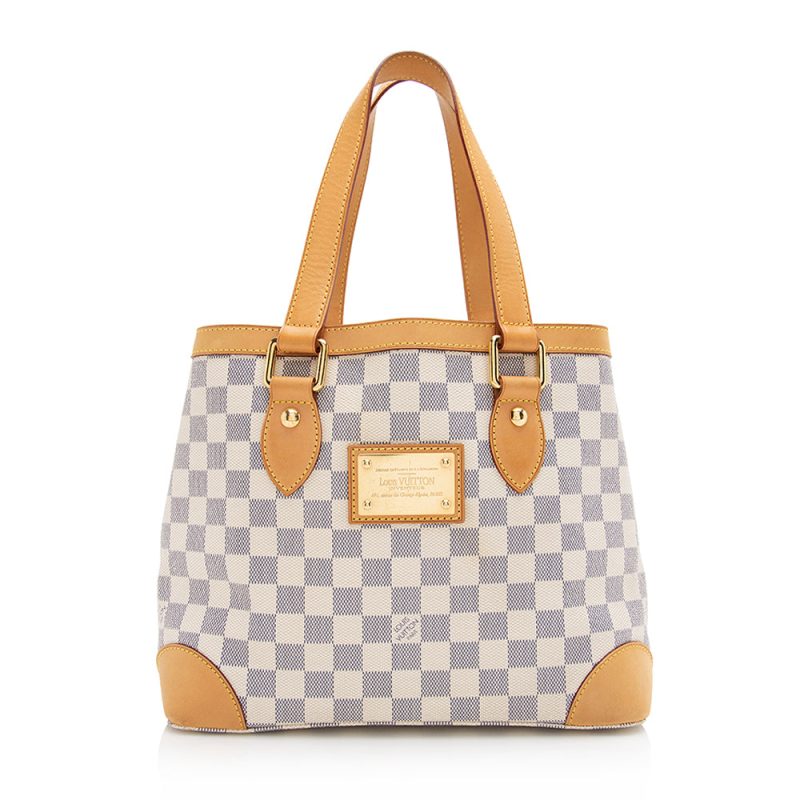 Louis Vuitton Damier Azur Hampstead PM Tote (SHF-KiMpmr)