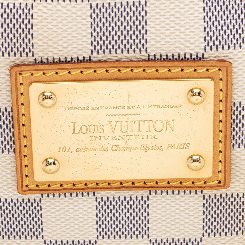 Louis Vuitton Damier Azur Hampstead PM Tote (SHF-KiMpmr) - Image 9