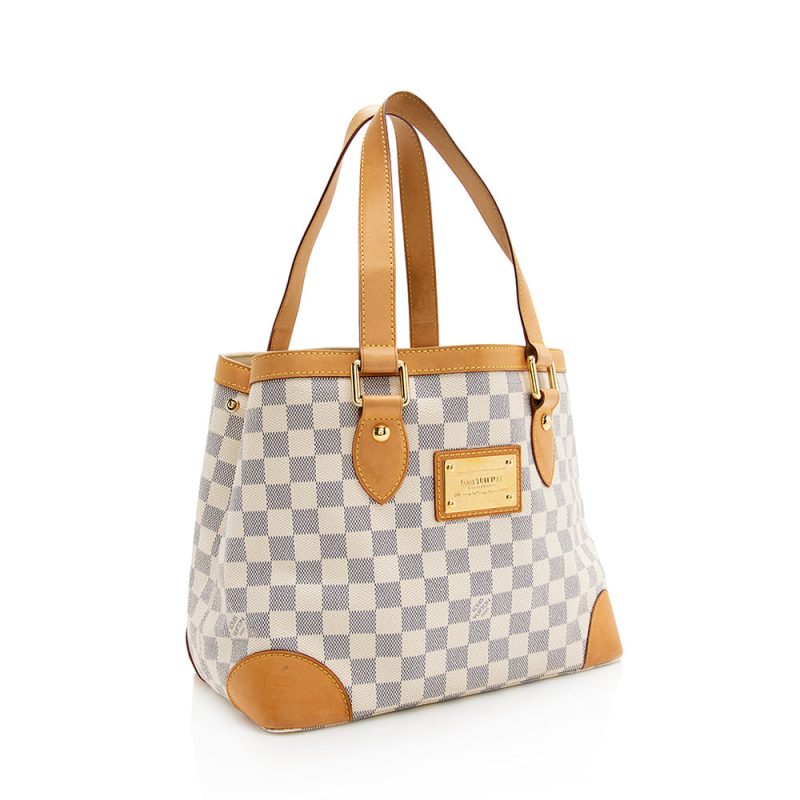 Louis Vuitton Damier Azur Hampstead PM Tote (SHF-18404) - Image 2