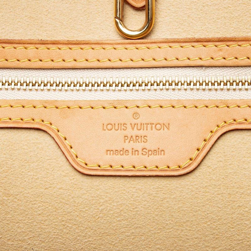 Louis Vuitton Damier Azur Hampstead PM Tote Bag Ivory N51207 - Image 8