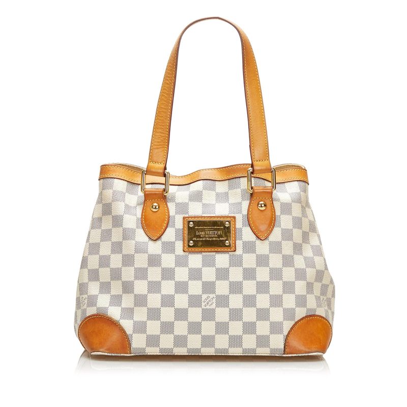 Louis Vuitton Damier Azur Hampstead PM (SHG-35592) - Image 10