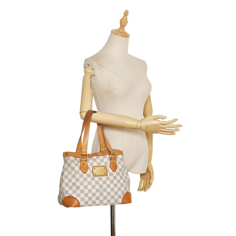Louis Vuitton Damier Azur Hampstead PM (SHG-35592) - Image 4