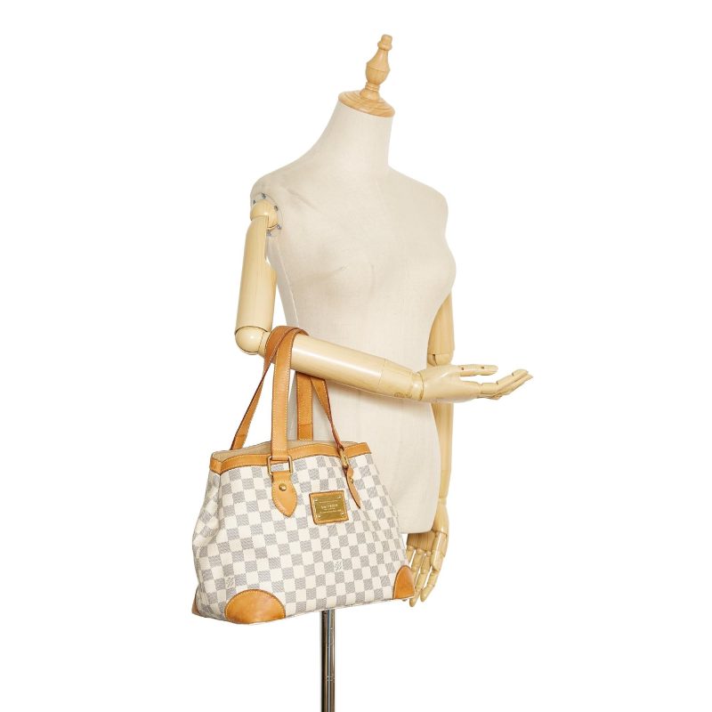Louis Vuitton Damier Azur Hampstead PM (SHG-76zbGC) - Image 4