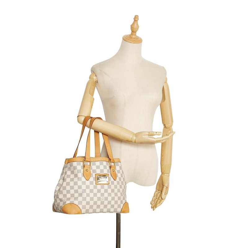 Louis Vuitton Damier Azur Hampstead PM (SHG-36511) - Image 5