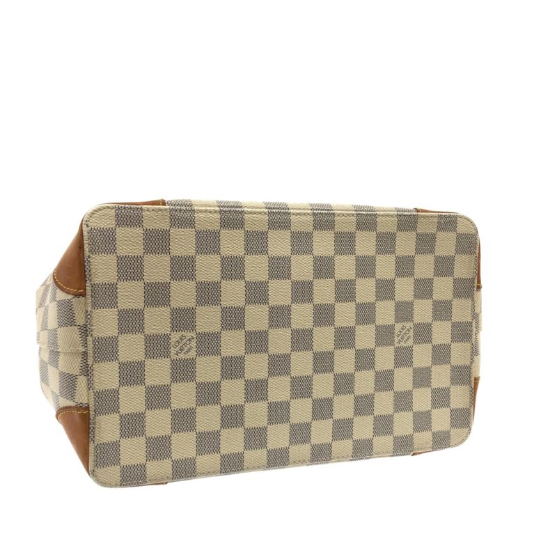 Louis Vuitton Damier Azur Hampstead PM (SHG-sx2bBO) - Image 3