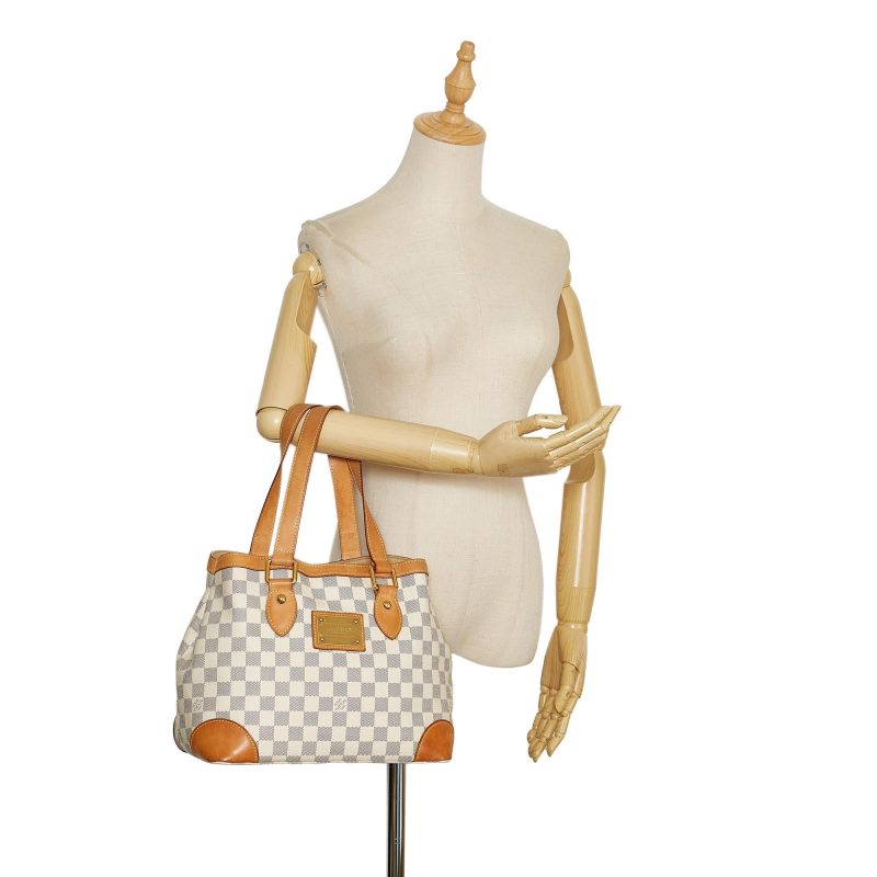 Louis Vuitton Damier Azur Hampstead PM (SHG-1sdDw7) - Image 4