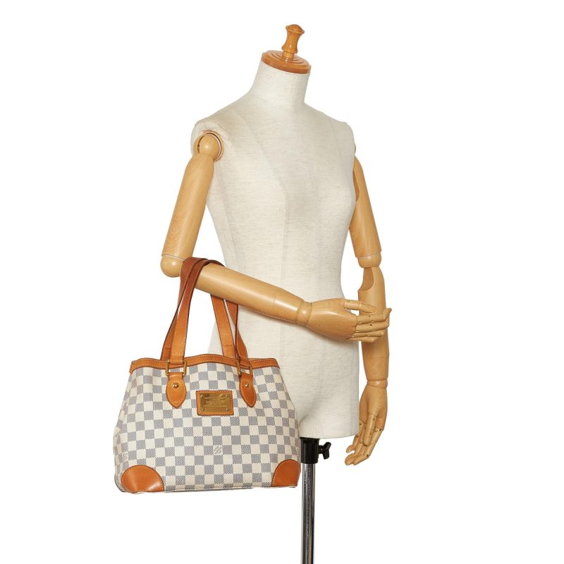 Louis Vuitton Damier Azur Hampstead PM (SHG-n54CaA) - Image 4