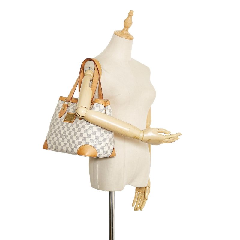 Louis Vuitton Damier Azur Hampstead PM (SHG-n6BfAZ) - Image 4