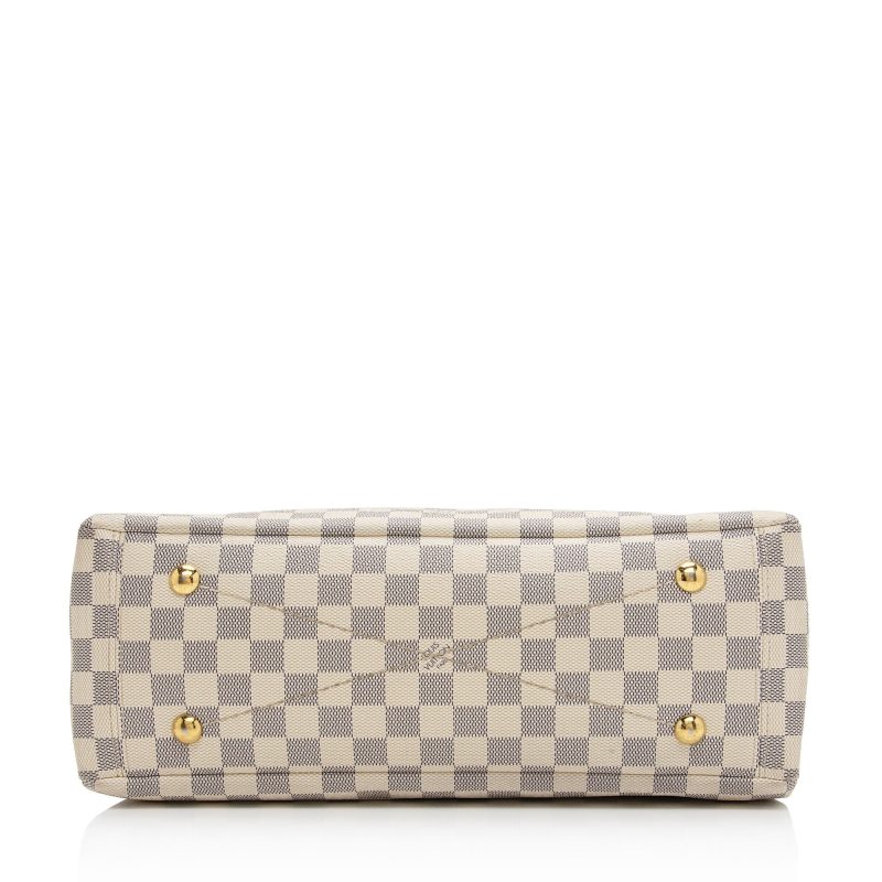 Louis Vuitton Damier Azur Lymington Tote (SHF-gbr1cz) - Image 3