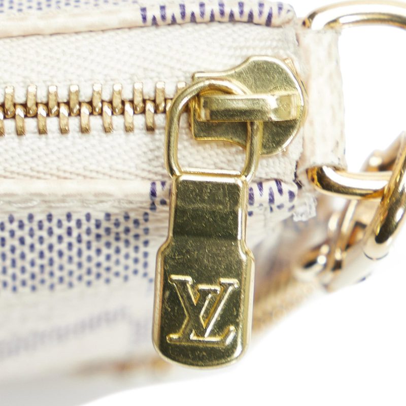 Louis Vuitton Damier Azur Mini Pochette Accessoire (SHG-ZmQb6e) - Image 9