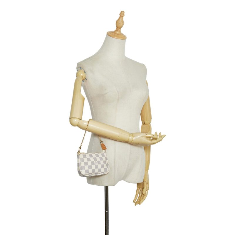 Louis Vuitton Damier Azur Mini Pochette Accessoire (SHG-ZmQb6e) - Image 5