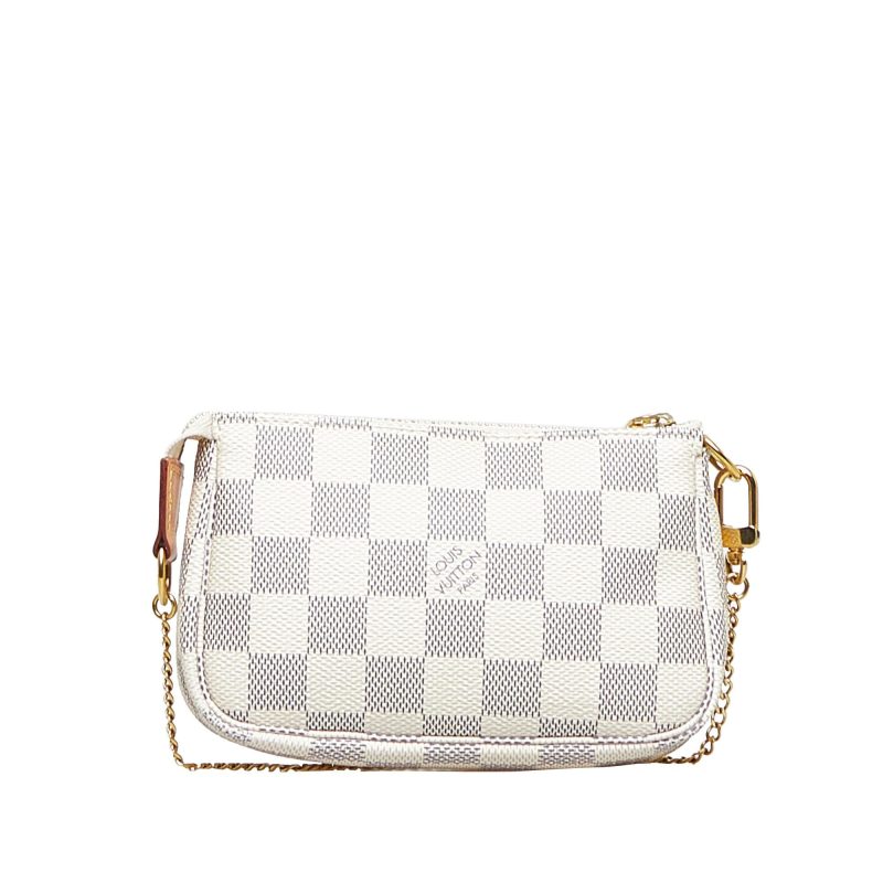 Louis Vuitton Damier Azur Mini Pochette Accessoires (SHG-1sdvQ6) - Image 2