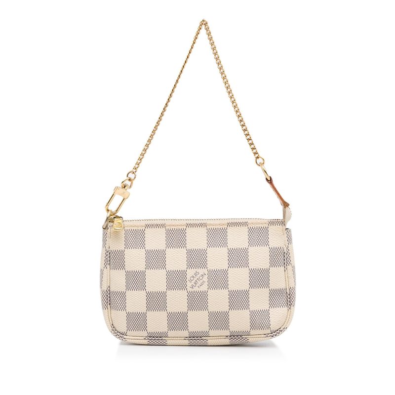 Louis Vuitton Damier Azur Mini Pochette Accessoires Pouch N58010