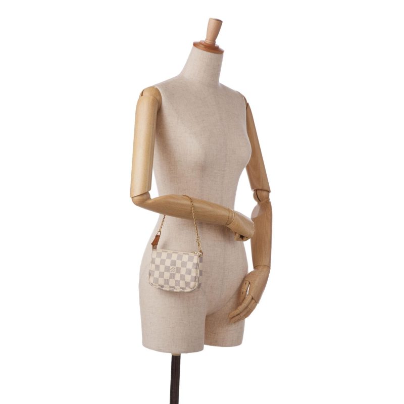 Louis Vuitton Damier Azur Mini Pochette Accessoires Pouch N58010 - Image 5