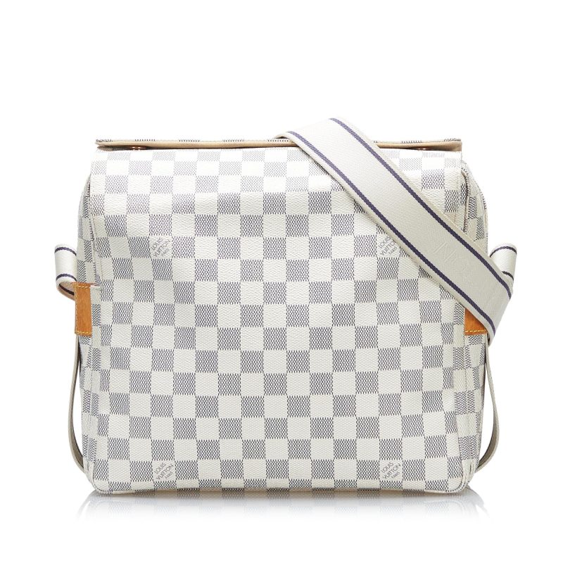 Louis Vuitton Damier Azur Naviglio Shoulder Bag N51189