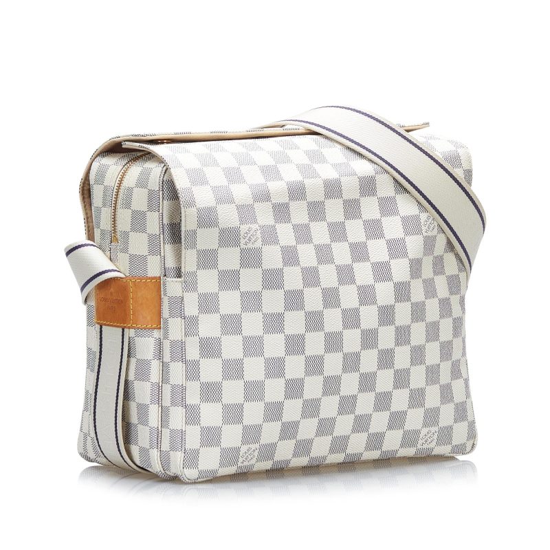 Louis Vuitton Damier Azur Naviglio Shoulder Bag N51189 - Image 2