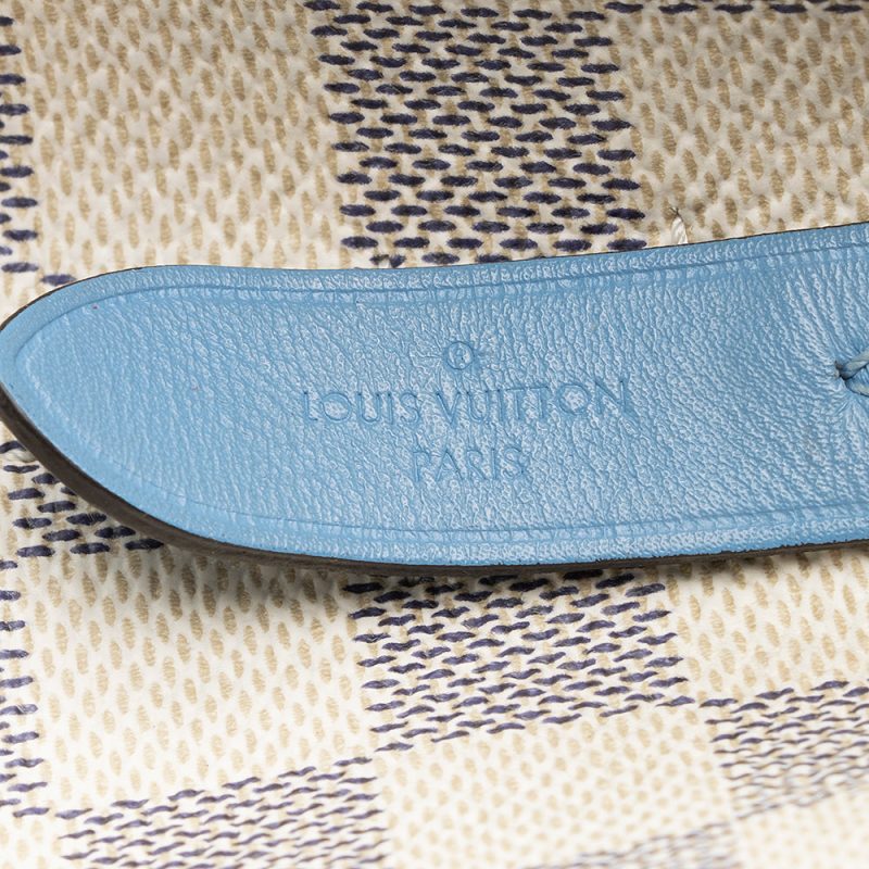 Louis Vuitton Damier Azur Neonoe Shoulder Bag (SHF-20481) - Image 7