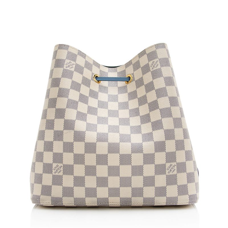 Louis Vuitton Damier Azur Neonoe Shoulder Bag (SHF-pp8w8h) - Image 3