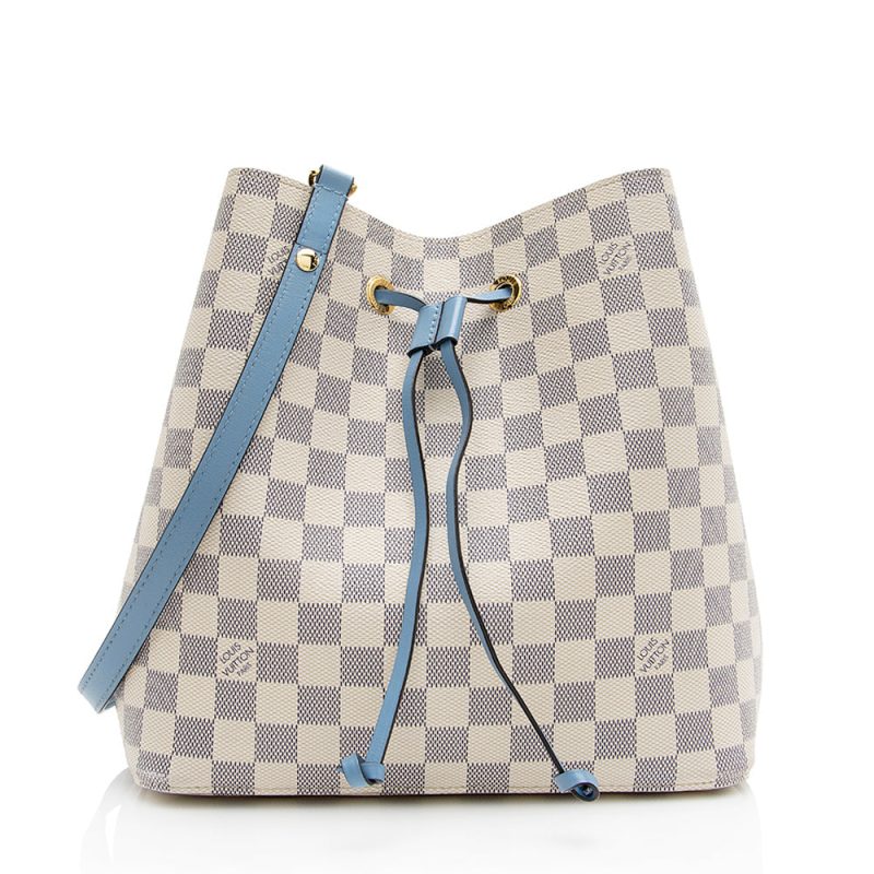 Louis Vuitton Damier Azur Neonoe Shoulder Bag (SHF-pp8w8h)