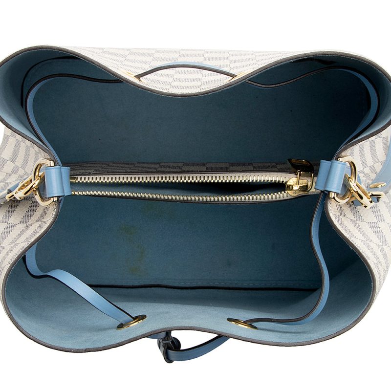 Louis Vuitton Damier Azur Neonoe Shoulder Bag (SHF-pp8w8h) - Image 7