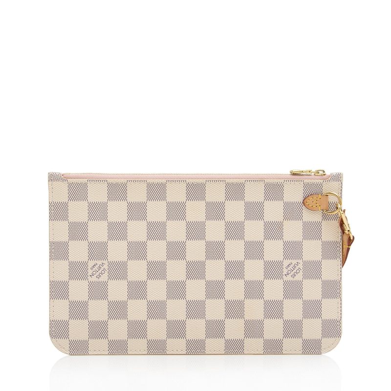 Louis Vuitton Damier Azur Neverfull GM Pochette (SHF-pkmLOz) - Image 2